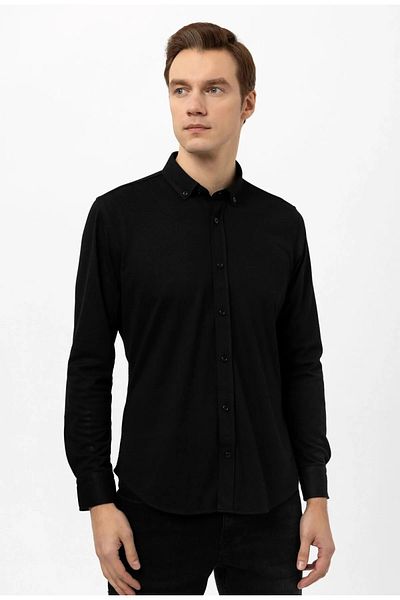 SÜVARİ ΠΟΥΚΑΜΙΣΟ SLIM FIT ΕΠΙΠΛΕΟΝ Lycra ARMOR ΜΕ ΣΧΕΔΙΟ