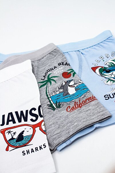 Öts Μπόξερ για αγόρια 6 τεμαχίων από βαμβακερή λύκρα