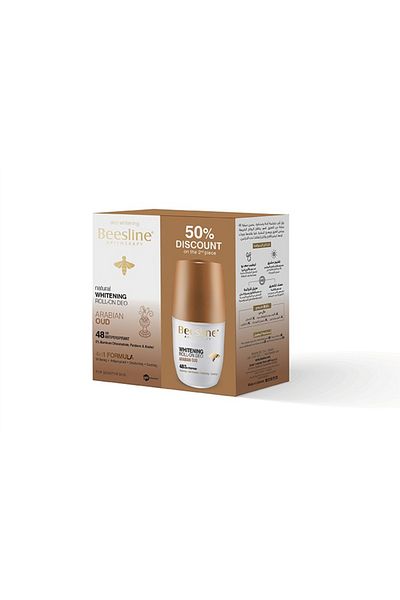 Beesline Whitening Roll-On Deo - Arabian Oud (1+50% free)