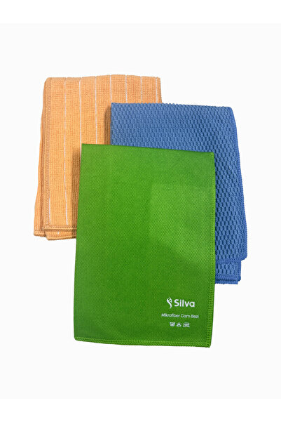 Silva Süper Üçlü Temizlik Bezi Mutfak Bezi, Genel Temizlik Bezi ve Cam Bezi