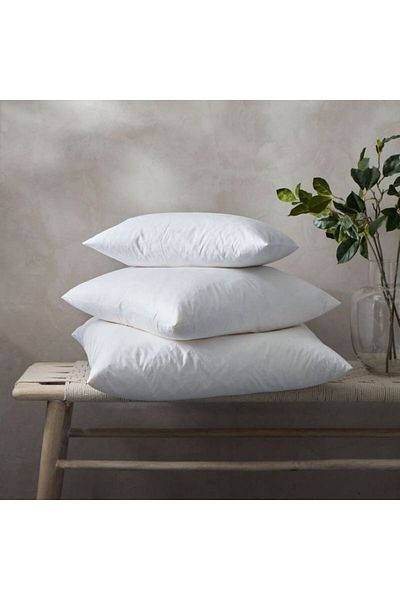 DNR 100% Goose down Throw Pillow Inner Filler Pillow 50X50 cm – Natural, Soft and Comfortable Decorative Pillow