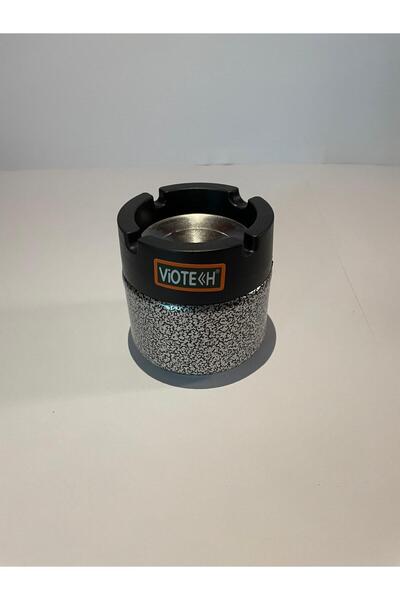 BYBKURUMSAL TvA منفضة سجائر زجاجية منقوشة بدون رائحة