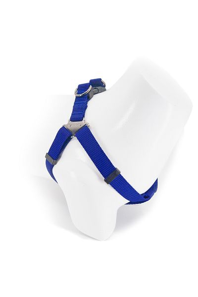 Tailpetz Step-In Dog Chest Collar Sturdy Adjustable and Easy to Attach Navy Blue