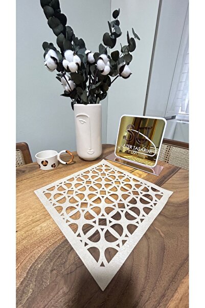 EHA LAZER 6 kom salveta - Podmetač krem boje