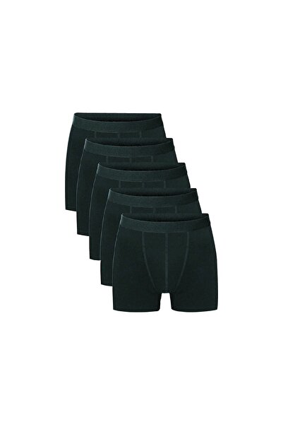 SS Aksesuar 5 чорних чоловічих боксерів - упаковка з 5 штук