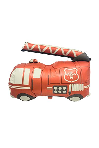parti sürprizi بالون فويل على شكل سيارة إطفاء ريترو قطعة واحدة