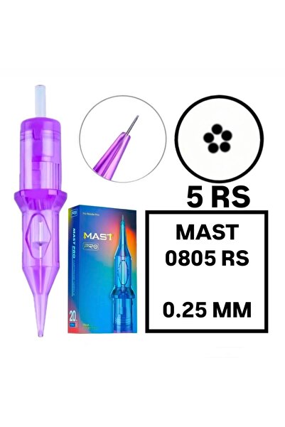 MAST Pro Cartridges 1 Kutu - Pro - 0805RS - 0.25mm - Kartuş Dövme Ve Kalıcı M...