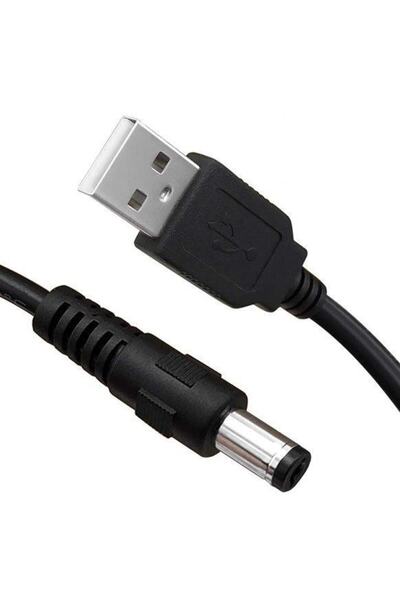 Mykablo Usb To 5.5x2.5 Mm Dc Güç Kablosu 1 Metre