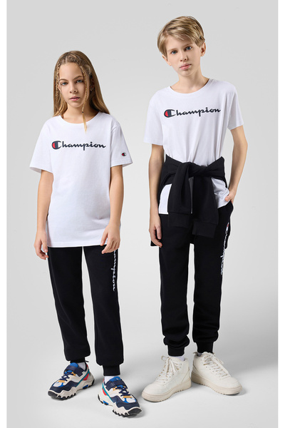 Champion Script Shop بنطال رياضي أسود للأطفال -306876-KK001