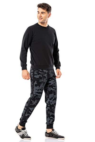 ERDEM İÇ GİYİM Siyah Erdem Iç Giyim Erkek Kışlık Eşofman Takımı