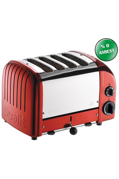 Dualit 47031 Classic Red Toaster - 4 Chamber