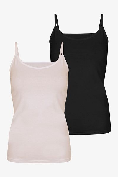 koza iç giyim Tricou de damă din 2 piese din bumbac cu curea de frânghie