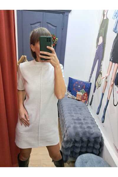 FV Βασικό φόρεμα με κοντό μανίκι καμιζόλ Thessaloniki