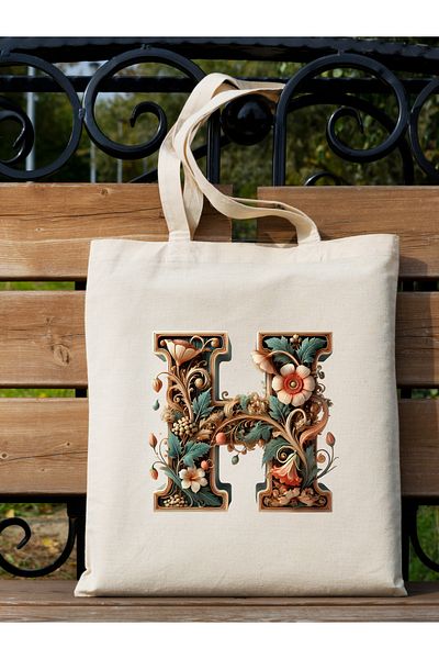 Cemira Design unisex retro cu literă H - Geantă tote Y2 Pinterest, geantă pentru cumpărături