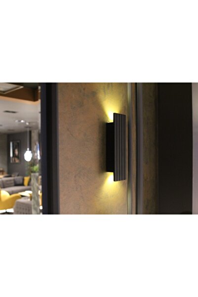 laaysa Pilli Dekoratif Duvar Aydınlatması Aplik Gece Lambası (SİYAH- GÜNIŞIĞI) 1 Adet