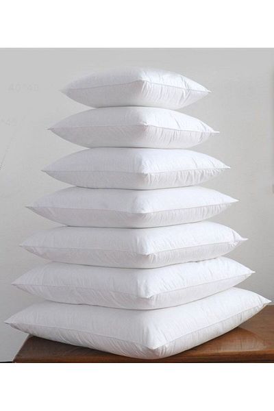 DNR Home Goose Feather Throw Pillow Decorative Cushion - 30X50 Cm, 30% Crochet, 70% Back (650 Gr.)