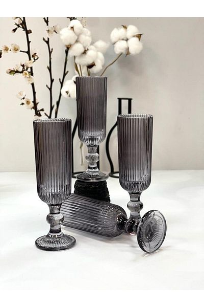 Perotti Imola Fume 4-Piece Glass 160ml
