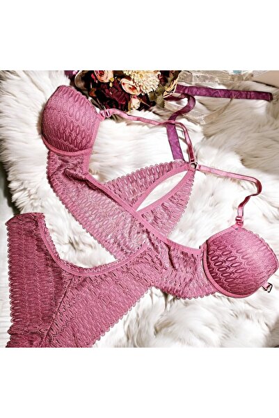 Hirazenmoda Front Opening Padded Bra Set