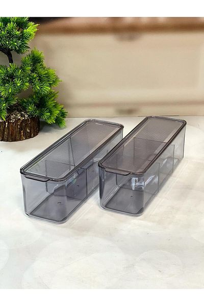 VİP AHMET Vip Ahmet Mina Transparent Smoked Lid 2*2500 ml