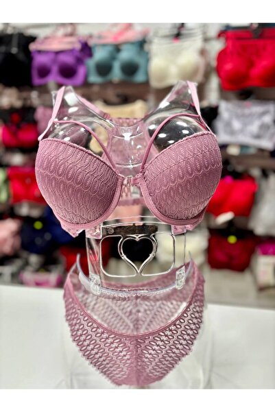 Hirazenmoda Front Opening Padded Bra Set