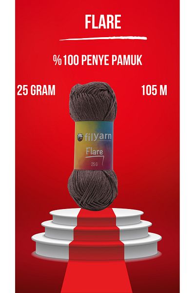 Filyarn Flare Knitting Yarn - Baby, Amigurumi και καλοκαιρινό νήμα ζακέτα, φθινοπωρινό νήμα