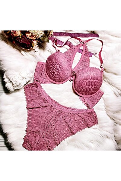 Hirazenmoda Front Opening Padded Bra Set