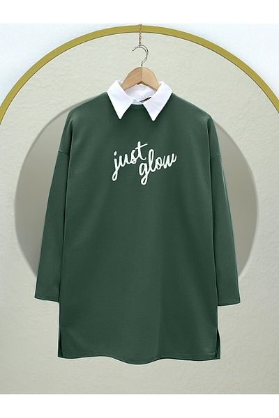 Modamorfo Emerald Printed Combed Cotton Sweat