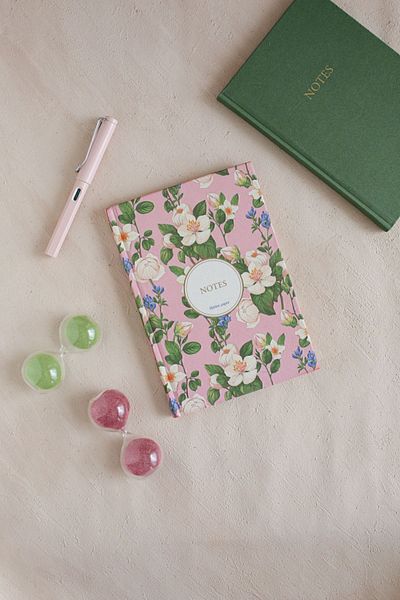 hiddenpaperco Floral Cloth Hardcover Notebook / Lined