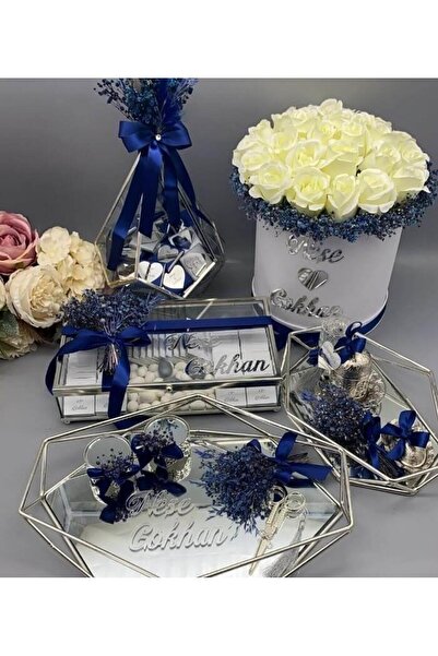 gifthomeshop Kız Isteme Çikolatası Kız Isteme Çiçeği 5 Li Set