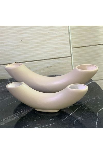 By Ari Ev Dekorasyon Ceramic Vase Set of Two - Vz288-7
