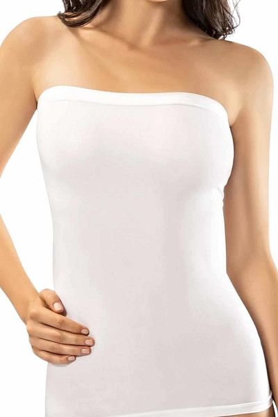 ERDEM İÇ GİYİM Erdem White Seamless Straples Athlete 604