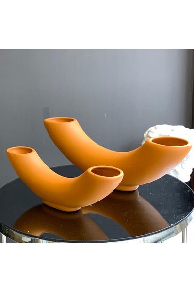 By Ari Ev Dekorasyon Ceramic Vase Set of Two - Vz288-4