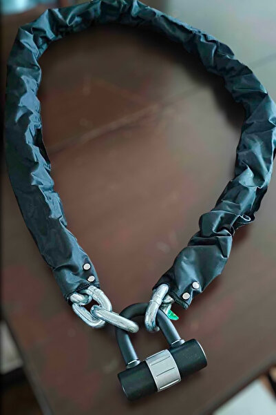 PADRİ motosiklet  14 Mm 1.5 Metre Kesilmez Çelik Motorsiklet Zincir çelik Kil...