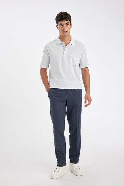 DeFacto Tricou Polo Pique cu mânecă scurtă, cu croială normală, X7133az24sm
