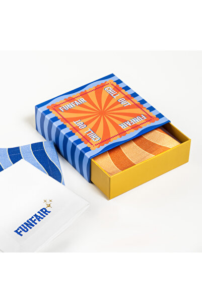 Zsa Zsa Zsu Nilüfer Nakışlı Baskılı Pamuk %100 Pamuk Peçete 25x25 Cm Turuncu-...