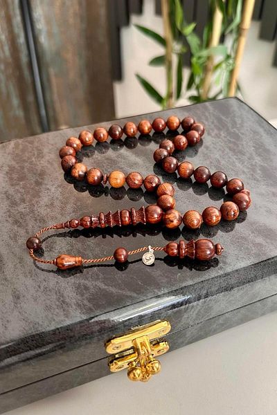 dergah tesbih Üstad Yusuf Ore Special Greeting Imame Yı-Lan Tree Prayer Beads