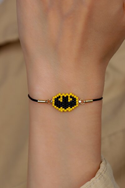 Kübüşün Atölyesi Ka-021 Miyuki Bracelet - Character Series - Batman