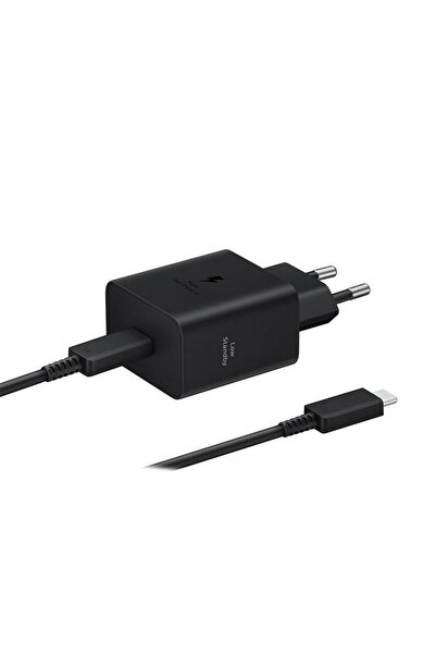 Samsung EP-T4511X 45W 5AType-C Hızlı Şarj Aleti + 1.8m Type-C to Type-C Kablo...