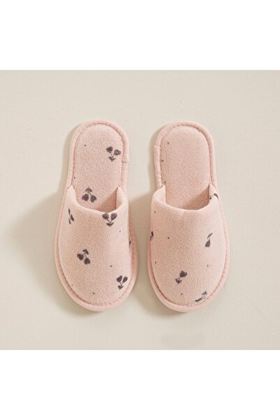 Chakra Pink Dusty Floral Bathroom Slippers