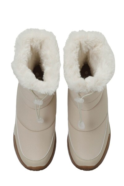 U.S. Polo Assn. Μπεζ γυναικεία παπούτσια εξωτερικού χώρου / Unisex streetball II Fashion ανδρικά παπούτσια / Μήκος στον αστράγαλο με γούνα μέσα