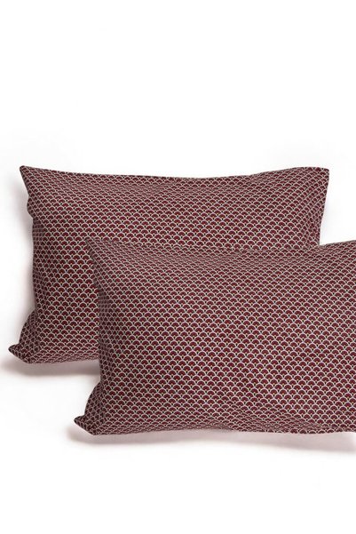 Niks Home 100% Cotton Cover Pillow Case (50X70Cm) 2 Pieces