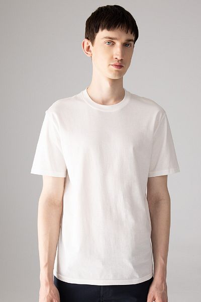 DeFacto Neues, kurzärmliges T-Shirt aus 100 % Baumwolle mit normaler Passform und Rundhalsausschnitt – V7699AZ24SP