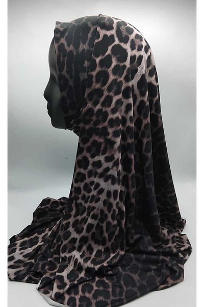 Differenza Şal Sandy - Clasic cu model leopard