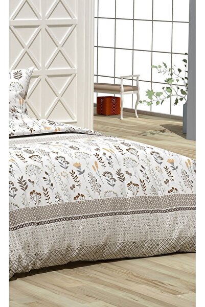 SENLİFE Cotton Single Elastic Duvet Cover Set