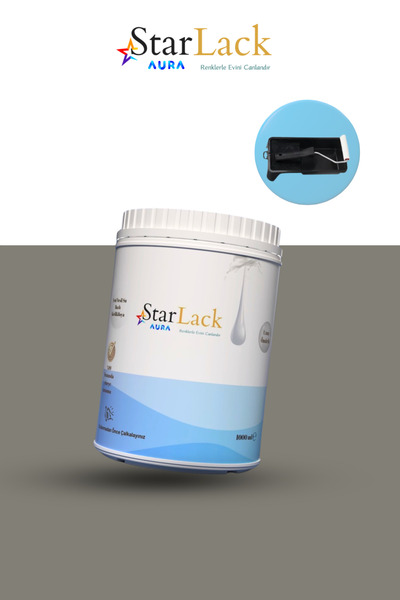 starlack Aura 1000 ml Akrilik Su Bazlı Hobi Dönüşüm Boyası Boyacı Seti Tezgah...