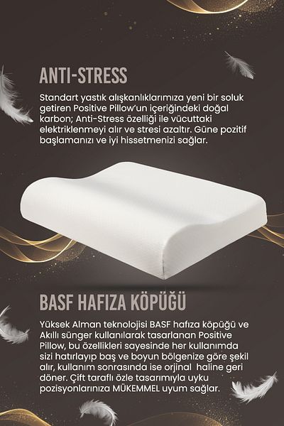 Positive Pillow Orthopedic Medical Pillow with Visco Neck Support