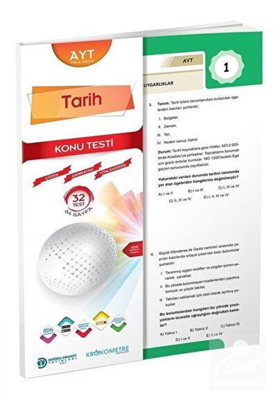 Doğru Orantı Yayınları Ayt Tarih Yaprak Test