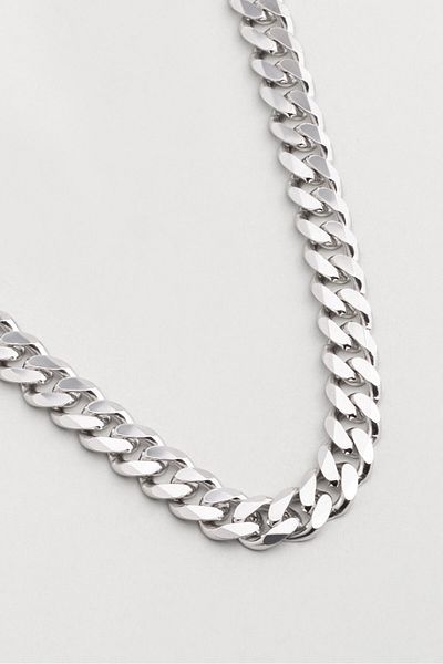 So CHIC... Gourmet Chain Men's Silver Necklace
