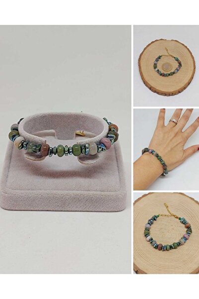 Yasamtohumu Narukvica sa dizajnom od ahat kamena (55876)