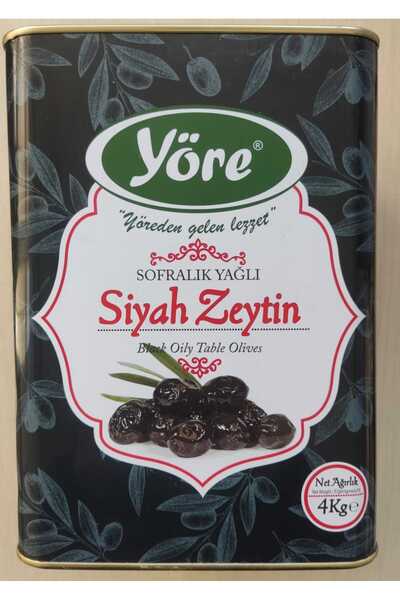 Yöre SİYAH ZEYTİN 4 KG MEGA YAĞLI SELE 231-260